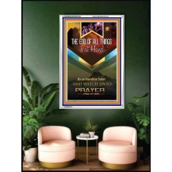 WATCH UNTO PRAYER   Portrait of Faith Wooden Framed   (GWAMBASSADOR5140)   "32X48"