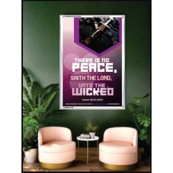 THERE IS NO PEACE    Framed Bedroom Wall Decoration   (GWAMBASSADOR5304)   