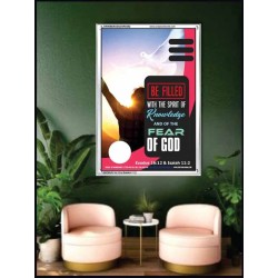 BE FILLED WITH THE SPIRIT OF KNOWLEDGE   Printable Bible Verses to Framed   (GWAMBASSADOR5392)   