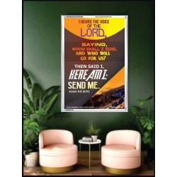 THE VOICE OF THE LORD   Scripture Wooden Frame   (GWAMBASSADOR5440)   