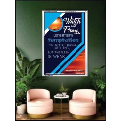 WATCH AND PRAY   Contemporary Christian Poster   (GWAMBASSADOR5528)   "32X48"