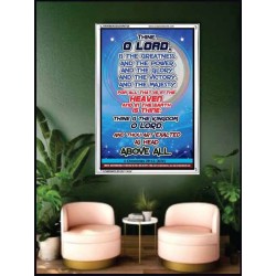THINE O LORD   Bible Verses Frame Art Prints   (GWAMBASSADOR6726)   