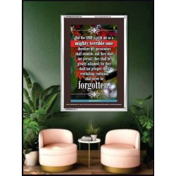 A MIGHTY TERRIBLE ONE   Bible Verse Frame for Home Online   (GWAMBASSADOR724)   
