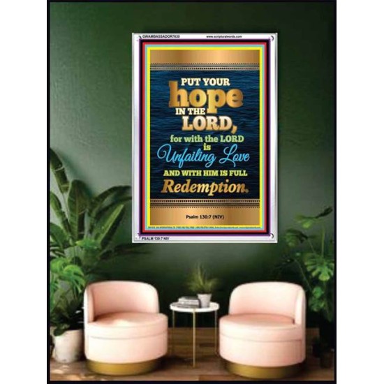 UNFAILING LOVE   Bible Scriptures on Love frame   (GWAMBASSADOR7630)   