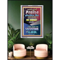 THE SALVATION OF GOD   Bible Verse Framed for Home   (GWAMBASSADOR8036)   