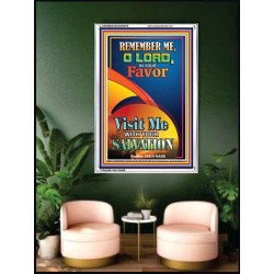 VIIST ME WITH YOUR SALVATION   Frame Scriptural Dcor   (GWAMBASSADOR8070)   "32X48"