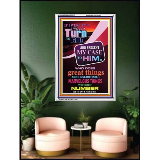 TURN TO GOD   Scripture Wooden Frame   (GWAMBASSADOR8077)   