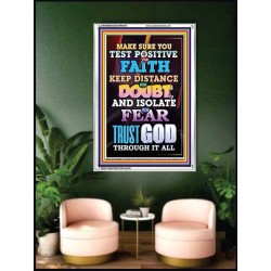 TRUST GOD AT ALL TIMES   Biblical Paintings Acrylic Glass Frame   (GWAMBASSADOR8415)   "32X48"