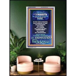 AN ABOMINATION UNTO THE LORD   Bible Verse Framed for Home Online   (GWAMBASSADOR8516)   