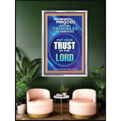 TRUST IN THE LORD   Framed Bible Verse   (GWAMBASSADOR8573)   "32X48"