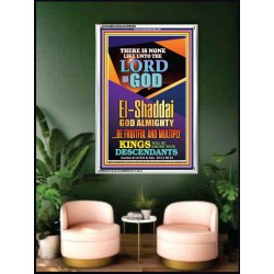 EL-SHADDAI GOD ALMIGHTY   Acrylic Framed Bible Verse   (GWAMBASSADOR9098)   "32X48"
