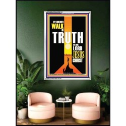 WALK IN THE TRUTH   Large Framed Scripture Wall Art   (GWAMBASSADOR9121)   "32X48"