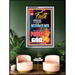 YOUR FAITH   Framed Bible Verses Online   (GWAMBASSADOR9126B)   "32X48"