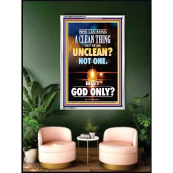 UNCLEAN   Scriptures Wall Art   (GWAMBASSADOR9144)   "32X48"