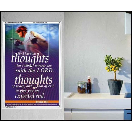THE THOUGHTS OF PEACE   Inspirational Wall Art Poster   (GWAMBASSADOR1104)   