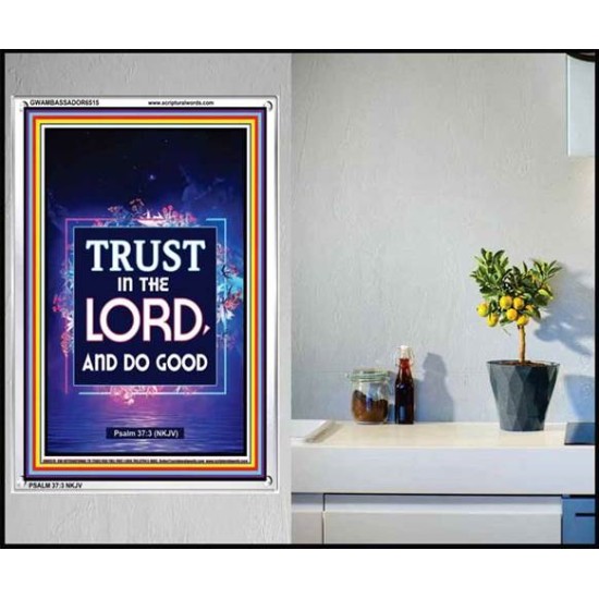 TRUST IN THE LORD   Bible Scriptures on Forgiveness Frame   (GWAMBASSADOR6515)   