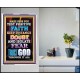 TRUST GOD AT ALL TIMES   Biblical Paintings Acrylic Glass Frame   (GWAMBASSADOR8415)   