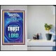 TRUST IN THE LORD   Framed Bible Verse   (GWAMBASSADOR8573)   