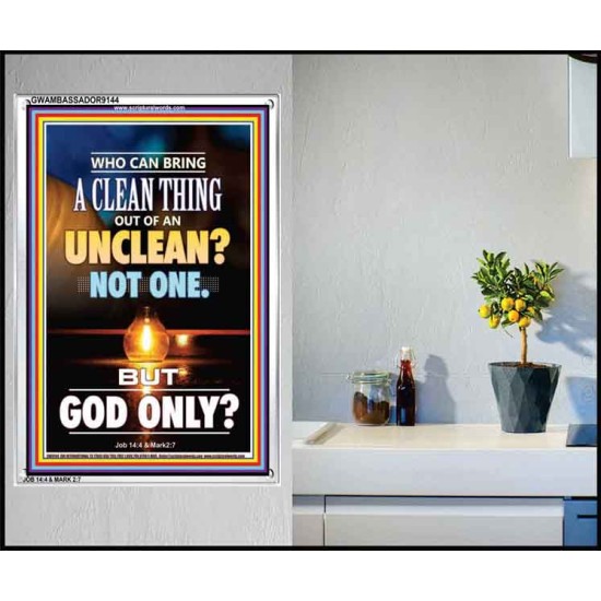 UNCLEAN   Scriptures Wall Art   (GWAMBASSADOR9144)   