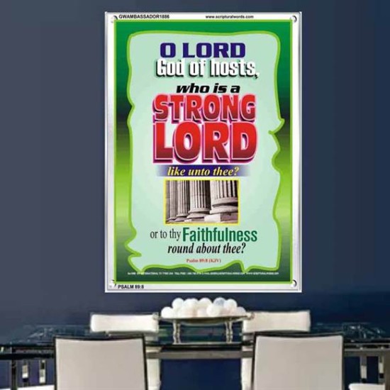 WHO IS A STRONG LORD LIKE UNTO THEE   Inspiration Frame   (GWAMBASSADOR1886)   