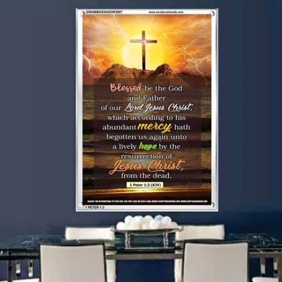ABUNDANT MERCY   Christian Quote Framed   (GWAMBASSADOR3907)   