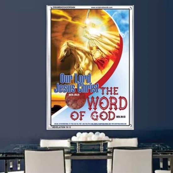 THE WORD OF GOD   Bible Verse Wall Art   (GWAMBASSADOR5494)   