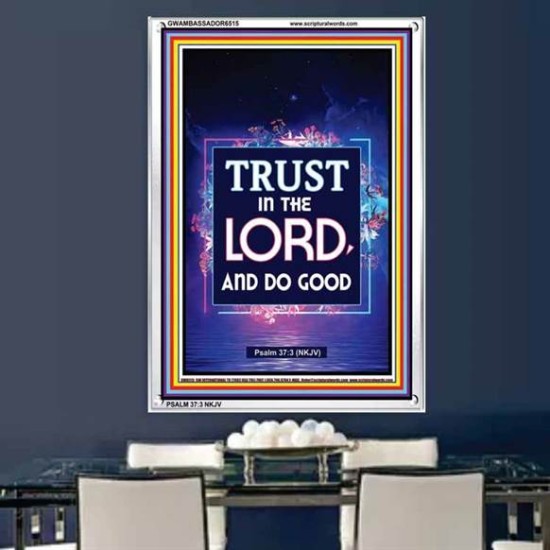 TRUST IN THE LORD   Bible Scriptures on Forgiveness Frame   (GWAMBASSADOR6515)   