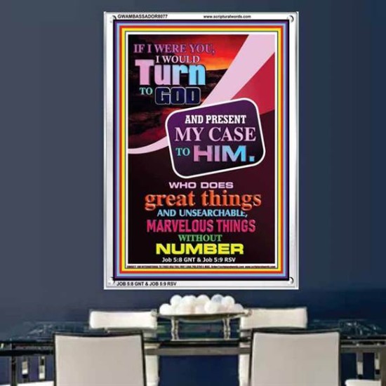 TURN TO GOD   Scripture Wooden Frame   (GWAMBASSADOR8077)   