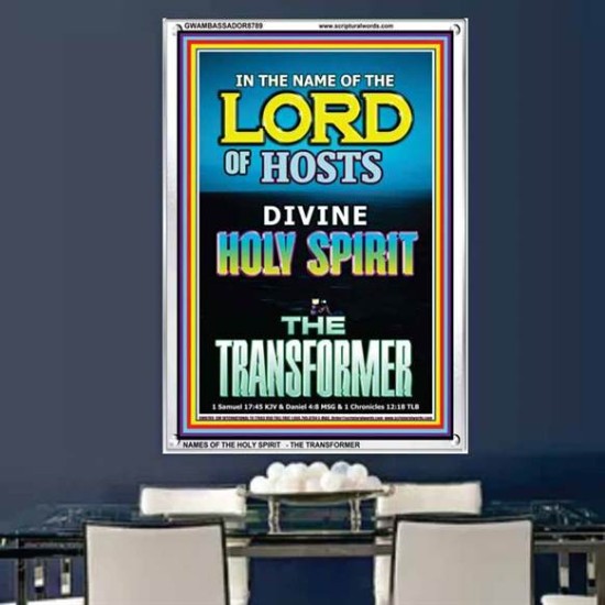 THE TRANSFORMER   Bible Verse Acrylic Glass Frame   (GWAMBASSADOR8789)   