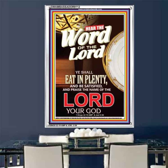 THE WORD OF THE LORD   Bible Verses  Picture Frame Gift   (GWAMBASSADOR9112)   
