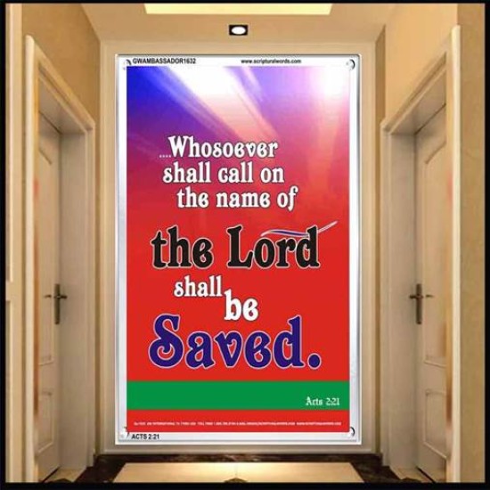 WHOSOEVER SHALL CALL   Inspiration Wall Art Frame   (GWAMBASSADOR1632)   