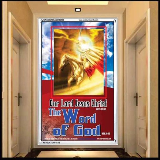 THE WORD OF GOD   Framed Religious Wall Art    (GWAMBASSADOR5493)   