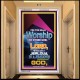 WORSHIP   Religious Art Frame   (GWAMBASSADOR7346)   