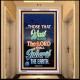 WAIT UPON THE LORD   Bible Verses Frame for Home   (GWAMBASSADOR7425)   