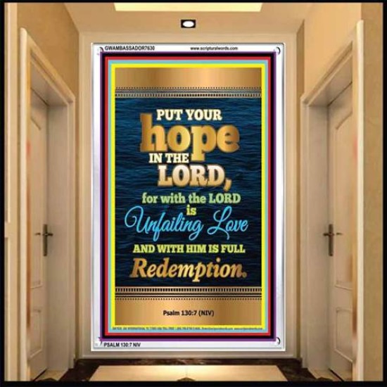 UNFAILING LOVE   Bible Scriptures on Love frame   (GWAMBASSADOR7630)   