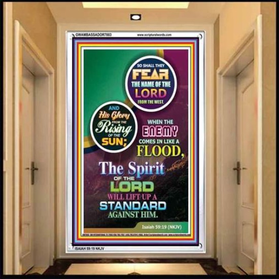 THE SPIRIT OF THE LORD   Contemporary Christian Paintings Frame   (GWAMBASSADOR7883)   
