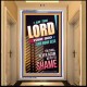 YOU SHALL NOT BE PUT TO SHAME   Bible Verse Frame for Home   (GWAMBASSADOR9113)   