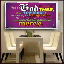 WHO IS LIKE UNTO THEE   Custom Frame Bible Verse   (GWAMBASSADOR3702)   "48X32"