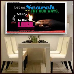 TRY OUR WAYS   Bible Verses Frames Online   (GWAMBASSADOR3764)   "48X32"