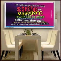 VAIN GLORY   Contemporary Christian Wall Art   (GWAMBASSADOR3841)   "48X32"