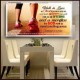 WALK IN LOVE   Christian Paintings Acrylic Glass Frame   (GWAMBASSADOR4034)   