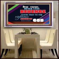 VENGEANCE BELONGS TO GOD   Frame Scriptures Dcor   (GWAMBASSADOR4347)   "48X32"