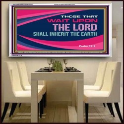 WAIT UPON THE LORD   Business Motivation Art   (GWAMBASSADOR5545)   "48X32"