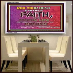 WIN ETERNAL LIFE   Inspiration office art and wall dcor   (GWAMBASSADOR6602)   "48X32"