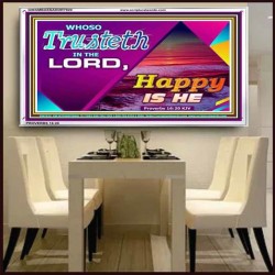 TRUST IN THE LORD   Framed Bedroom Wall Decoration   (GWAMBASSADOR7920)   "48X32"