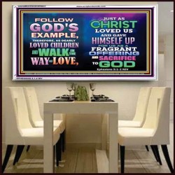 WALK IN LOVE   Inspiration Wall Art Frame   (GWAMBASSADOR8931)   "48X32"