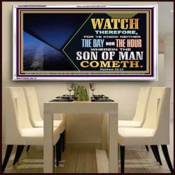 WATCH AND PRAY   Inspiration office art and wall dcor   (GWAMBASSADOR9088)   "48X32"