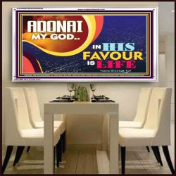 ADONAI MY GOD   Bible Verse Framed for Home Online   (GWAMBASSADOR9288)   