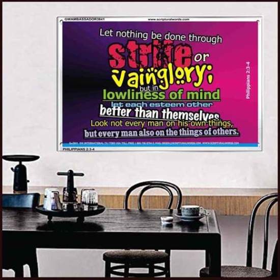 VAIN GLORY   Contemporary Christian Wall Art   (GWAMBASSADOR3841)   