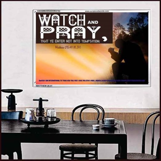 WATCH AND PRAY   Church office Paintings   (GWAMBASSADOR4154)   